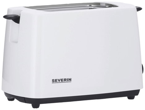 Severin AT 2286 Kenyérpirító Zsemle feltéttel Fekete, Fehér 5. kép