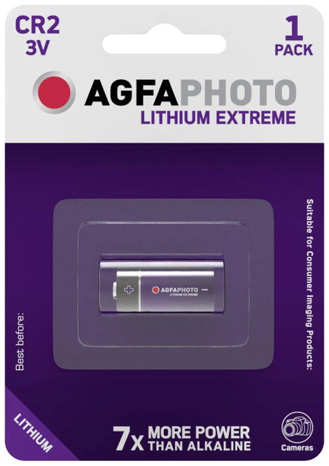 AgfaPhoto LITHIUM CR2 Gombelem 1 db