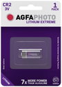 AgfaPhoto LITHIUM CR2 Gombelem 1 db bélyegkép