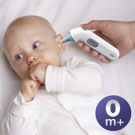Braun ThermoScan® 3 Infra lázmérő Lázriasztással, Előmelegített mérőhegy 3. kép
