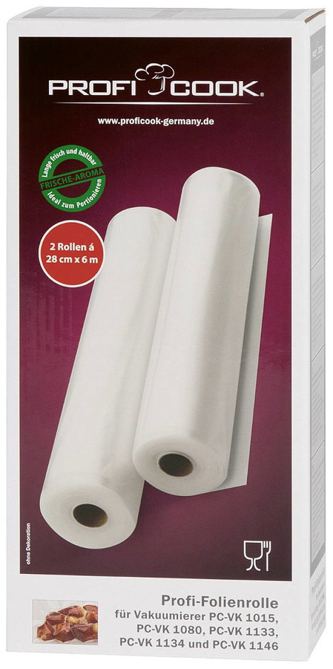 Profi Cook 8910155 2x filmtekercs 28cm x 6m 2. kép