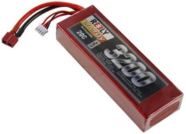 Reely Akkucsomag, LiPo 11.1 V 3200 mAh Cellaszám: 3 Keménydoboz T-dugaszoló rendszer