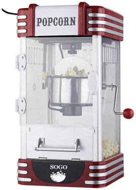 SOGO Human Technology PAL-SS-11350 Popcorn készítő Ezüstpiros