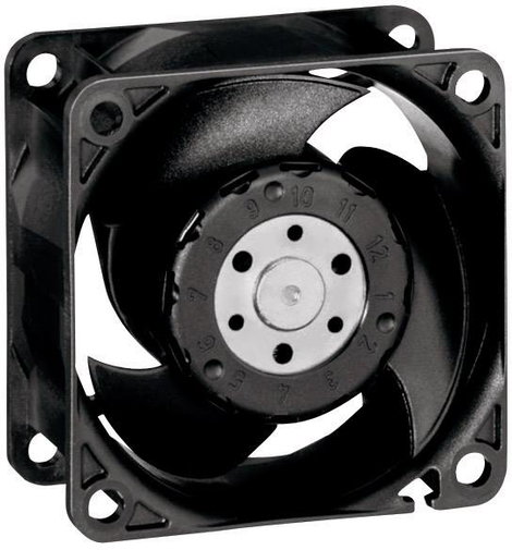Axiális ventilátor 12 V/DC 132 m³/h 80 x 80 x 38 mm EBM Papst 8212 JN
