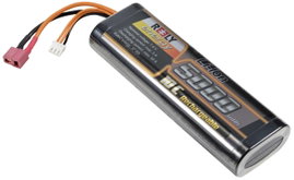 Reely Akkucsomag, LiIon 7.4 V 5000 mAh Cellaszám: 2 10 C Keménydoboz T-dugaszoló rendszer