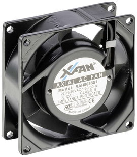 Axiális ventilátor 230 V/AC 36 m³/h 80 x 80 x 38 mm X-Fan RAH8038S1