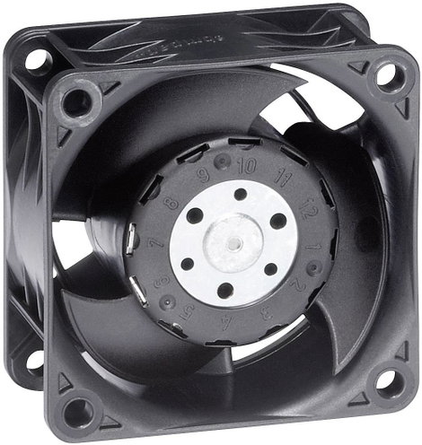 Axiális ventilátor 12 V/DC 70 m³/h 60 x 60 x 32 mm EBM Papst 612 J/2H