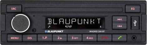 Blaupunkt Madrid 200 BT Autórádió Bluetooth kihangosító
