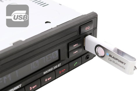 Blaupunkt Madrid 200 BT Autórádió Bluetooth kihangosító 6. kép