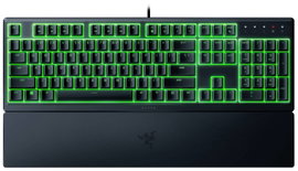 RAZER Ornata V3 X Vezetékes Gamer billentyűzet német, QWERTZ Fekete Világít, Csuklótámasz, teljesen 