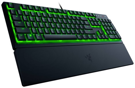 RAZER Ornata V3 X Vezetékes Gamer billentyűzet német, QWERTZ Fekete Világít, Csuklótámasz, teljesen  3. kép