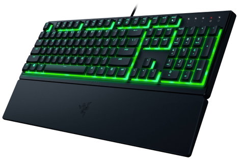 RAZER Ornata V3 X Vezetékes Gamer billentyűzet német, QWERTZ Fekete Világít, Csuklótámasz, teljesen  5. kép