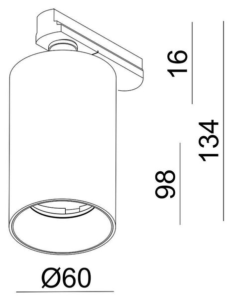 Deko Light Can 707080 LED-es sín fényszóró GU10 Ezüst 3. kép