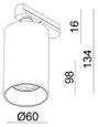 Deko Light Can 707080 LED-es sín fényszóró GU10 Ezüst 3. bélyegkép