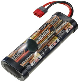 Reely Akkucsomag, NiMH 8.4 V 3000 mAh Cellaszám: 7 Sub-C hump T-dugaszoló rendszer