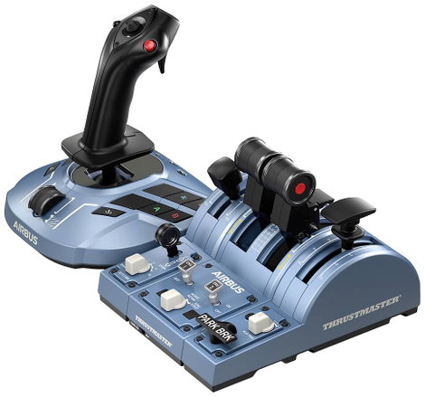 Thrustmaster TCA Captain X Airbus Edition Repülésszimulátor joystick Fejhallgató (3.5 mm jack), USB- 4. kép