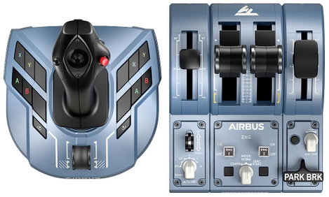 Thrustmaster TCA Captain X Airbus Edition Repülésszimulátor joystick Fejhallgató (3.5 mm jack), USB- 5. kép