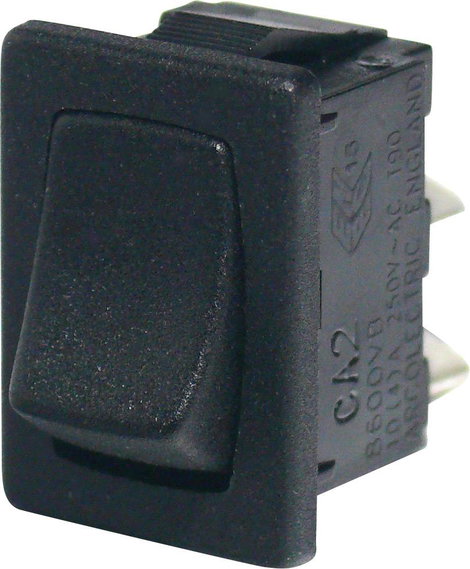 Arcolectric (Bulgin Ltd.) H8600VBAAB Billenőkapcsoló H8600VBAAB 250 V 16 A 1 x BE/KI Reteszelő 1 db
