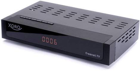 Xoro HRT 8770 TWIN Hybrid DVB-C & DVB-T kombo vevő Felvétel funkció, Kártyaolvasó, Német DVB-T2 szab 4. kép