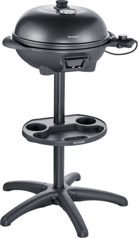 Severin PG 8541 Álló grill Elektromos Gömb grill, Hőmérő a fedőben Grillező felület (átmérő)=410 mm 