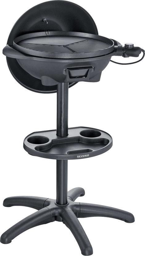 Severin PG 8541 Álló grill Elektromos Gömb grill, Hőmérő a fedőben Grillező felület (átmérő)=410 mm 2. kép