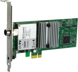 Hauppauge WinTV-quadHD DVB-T2 (antenna), DVB-T (antenna), DVB-C (kábel) PCIe x1-kártya Távirányítóva