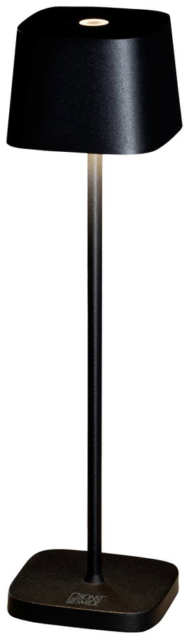 Konstsmide 7829-750 Capri Akkus asztali lámpa 2.2 W Melegfehér Fekete