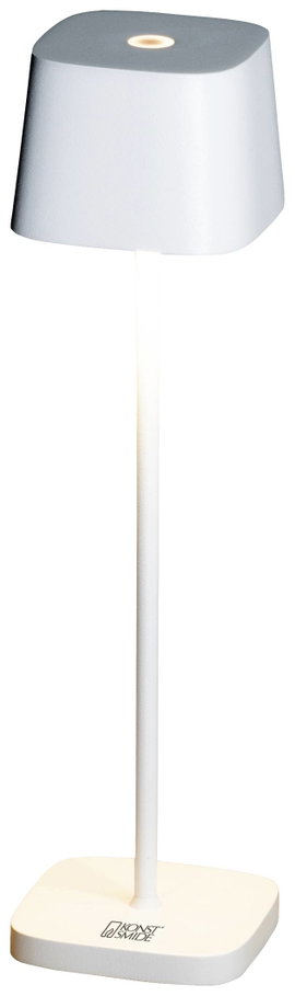 Konstsmide 7829-250 Capri Akkus asztali lámpa 2.2 W Melegfehér Fehér