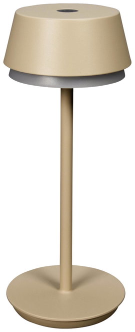 Konstsmide 7830-330 Lyon Akkus asztali lámpa 2.5 W Melegfehér, RGB Homok