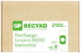 GP ReCyko Ceruzaakku NiMH 2100 mAh 1.2 V 8 db 3. bélyegkép