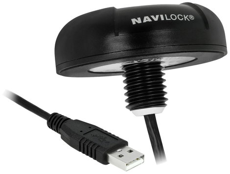 Navilock NL-8004U GPS vevő Fekete