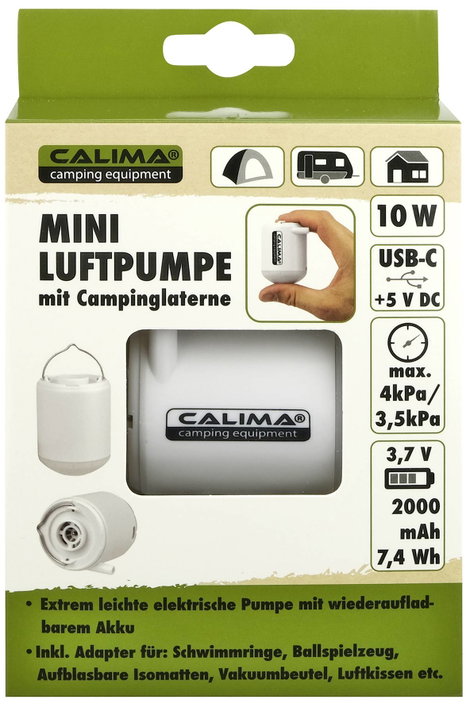 Calima 46076 Akkus kompresszor 0.04 bar Tároló doboz/táska, Munkalámpával 9. kép