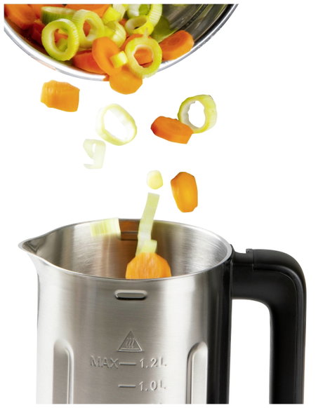 DOMO My Soup Express DO727BL Leveskészítő Nemesacél, Fekete 12. kép