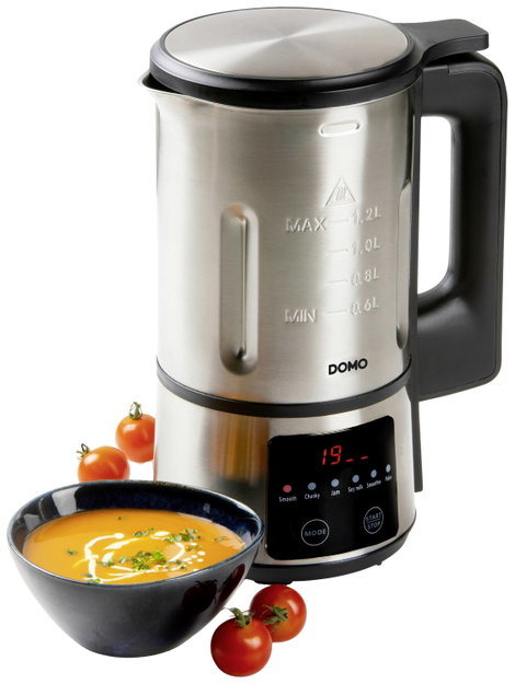 DOMO My Soup Express DO727BL Leveskészítő Nemesacél, Fekete 4. kép