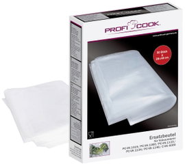 Profi Cook 8910152 50x vákuumzacskó nagy 28x40cm