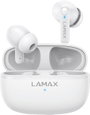 Lamax Clips1 Play In Ear headset Bluetooth® Stereo Fehér Elemtöltés kijelzés, Töltőtok, Hangerő szab bélyegkép