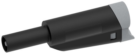 Electro PJP 1076-CD1-N Labor csatlakozódugó Dugó, egyenes Tű átmérő: 4 mm Fekete 1 db