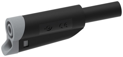 Electro PJP 1076-CD1-N Labor csatlakozódugó Dugó, egyenes Tű átmérő: 4 mm Fekete 1 db 3. kép