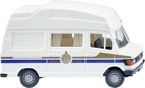 Wiking 026702 H0 Személygépkocsi modell Mercedes Benz Lakóautó 207 D " James Cook"
