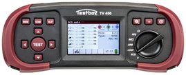 Testboy TV 456 inkl. EVSE-Adapter Telepítés teszter