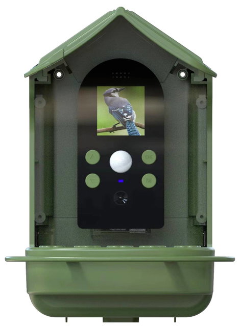 Braun Phototechnik Bird Cam 130 Solar Vadmegfigyelő kamera takarmányadagolóval Zöld 4. kép