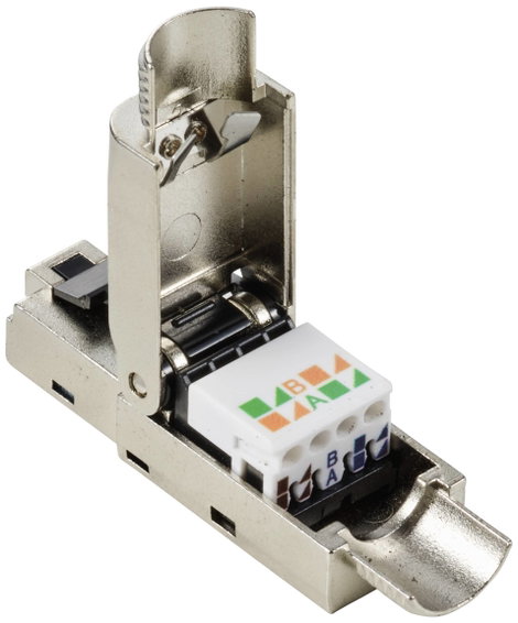 TRU COMPONENTS TC-12821220 CAT 6a RJ45 csatlakozó 1 db 2. kép