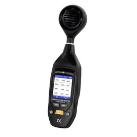 PCE Instruments PCE-COG 10 CO2 mérő 0 - 9999 ppm Hőmérsékletmérő funkcióval, Adatgyűjtő funkcióval, 
