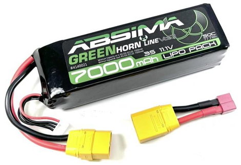 Absima Akkucsomag, LiPo 11.1 V 7000 mAh Cellaszám: 3 50 C stick XT90