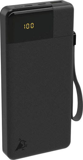 Aqiila B20+B Powerbank 20000 mAh LiPo USB-A, USB-C® Fekete