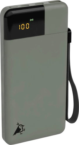 Aqiila Powerbird B10M Powerbank 10000 mAh LiPo USB-A, USB-C® Mohazöld