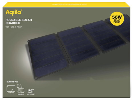 Aqiila P56 AQSCP56SUN017 Napelemes akkutöltő 56 W 2. kép