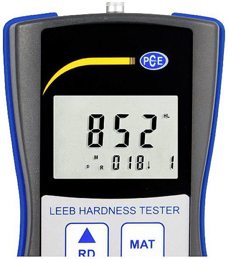 PCE Instruments Keménységvizsgáló műszer Shore, Brinell, Vickers, Rockwell, Leeb 2. kép