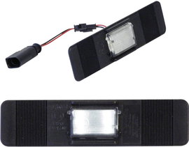 Devil Eyes, LED-es rendszámtábla megvilágítás, univerzális, 2 db LED-del, (H x Sz) 120 mm x 30 mm