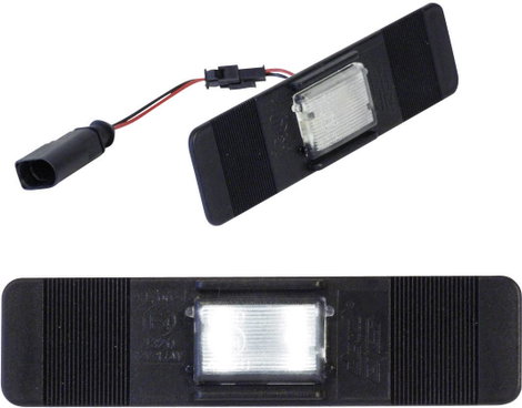 Devil Eyes, LED-es rendszámtábla megvilágítás, univerzális, 2 db LED-del, (H x Sz) 120 mm x 30 mm
